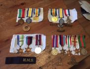 Family at War - WW1 and WW2 medals of George...