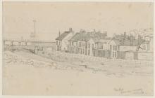 ‘Landscape / Sketch of a coastal village’ by...