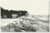 Penarth beach before the building of the Pier