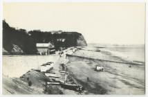 Penarth Beach Before the Building of the Pier.