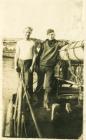 Sailors outside Holyhead, 1918