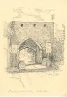 South Gate, Cowbridge, sketch 