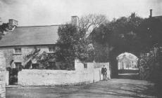 South Gate & Rose Cottage, Cowbridge ca 1900 