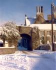 South Gate, Cowbridge, in snow 