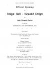 Newcastle Emlyn - Opening of Emlyn Hall (Neuadd...