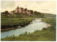 Kidwelly Castle, Carmarthen, Wales, c.1890
