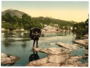 General view, Llangollen, Wales, c.1890