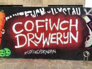 'Cofiwch Dryweryn' mural, Cardiff