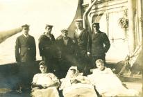 Wounded survivors of the QUILLOTA (1917)
