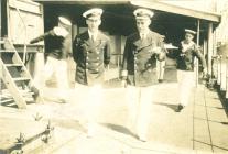 Edward F. Dawson and R. H. Griffin on HMS...