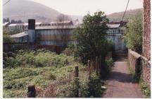 1980s image of Ogmore Vale swimming pool,...