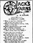 JACK'S YARNS: A PERFECT CURE (1915)