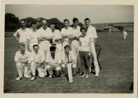 Dinas Powys 2nd Cricket Team 1963.