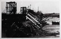 SS Walkure Capsized in Barry Dock