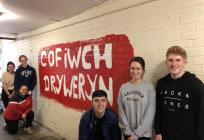 'Cofiwch Dryweryn' mural, Ysgol Gyfun...