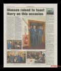 Newspaper article about Harry Poloway's...