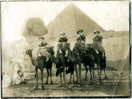 Nurse Hughes and friends at Giza