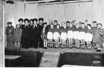 Ysgol Bwlchygroes action song, late 1950s