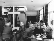 Pensioners Club in old coffee bar, Community...