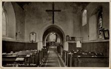 Interior of St. Athan Church