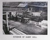 Interior of Barry Mill.