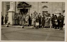 Cowbridge Dignitaries on Armistice Day 1936.