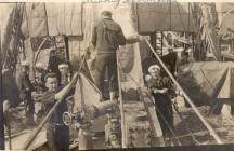 A US destroyer at Pembroke Dock in summer 1918