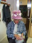 Brian Selby in his Easter bonnet