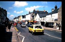 Cowbridge High Street north side 1970s 