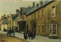 Cowbridge High Street with Bear Hotel ca 1908 