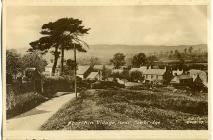 Aberthin village, 1955 postcard