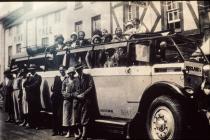 Charabanc outing 1930s from ? Aberthin chapel