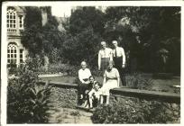 Old Hall, Cowbridge with Hawkins family ca 1933. 