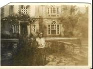 Old Hall, Cowbridge with Hawkins family ca 1933. 