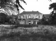 Old Hall, Cowbridge, derelict, early 1970s 