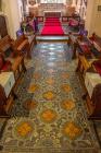 The mosaic floor at St. Padarn's after...