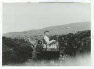 Worker on Caterpillar 