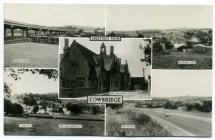 Cowbridge views, 1969 postcard 