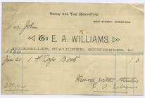 33 High St, Cowbridge, invoice 1894 