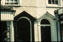 35a & 35b High St, Cowbridge, doorways 1970s  