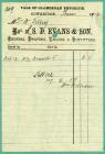 37 High St, Cowbridge, 1912 invoice 