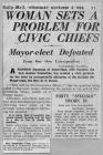 Cowbridge mayor elect defeated 1936 