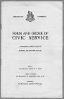 Civic service, Cowbridge 1970 