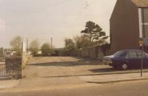 Old Masons Yard, Cowbridge late 1970s 