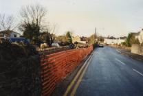 Council yard Broadway, Cowbridge, demolition 1994 