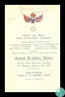 Programme of the annual re-union dinner of the...