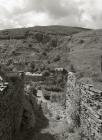 Looking down the tramway incline