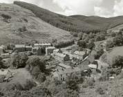 View of Corris Uchaf from the old tramway