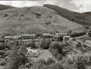 View of Corris Uchaf from the old tramway