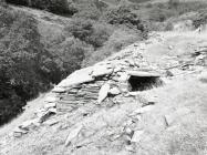 Underground outside toilet by Abercwmeiddaw quarry